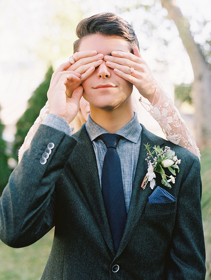 First look portrait