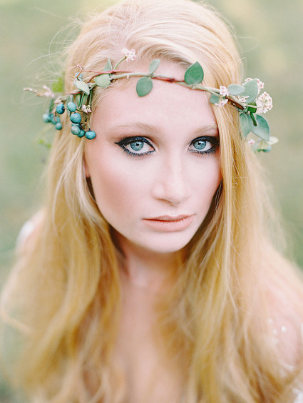 Bridal flower crown