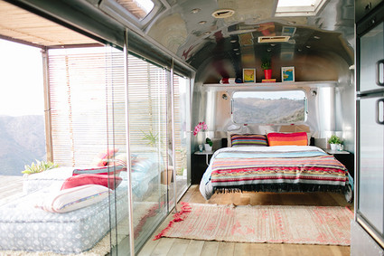 Malibu airstream engagement session Inspiration
