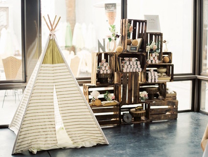 first birthday teepee