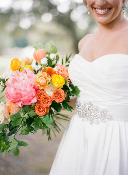 Summer bridal bouquet