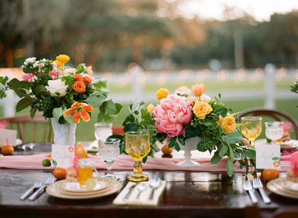 Vintage Flordia summer wedding