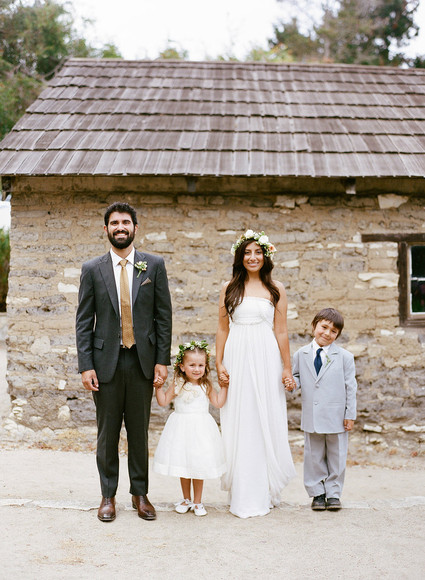 California garden wedding