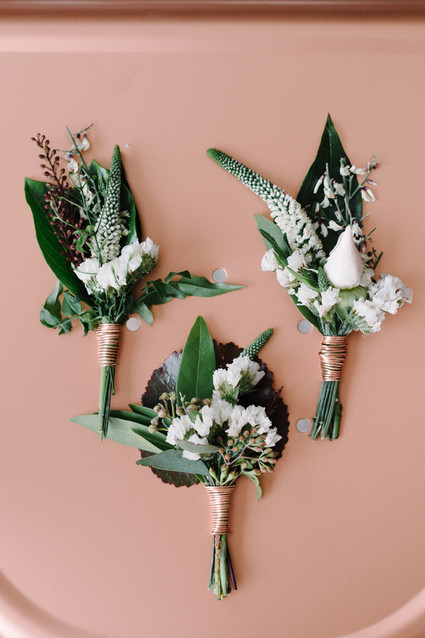Groom's boutonnière