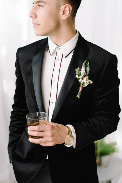 Groom portrait