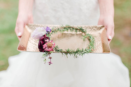Bridal flower crown