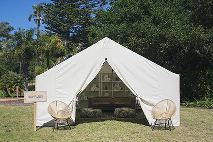 California glamping wedding