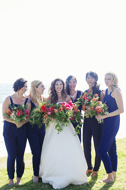 Navy bridesmaids