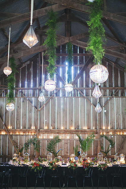 California barn reception
