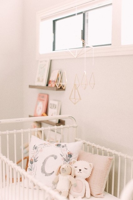 vintage french girls nursery