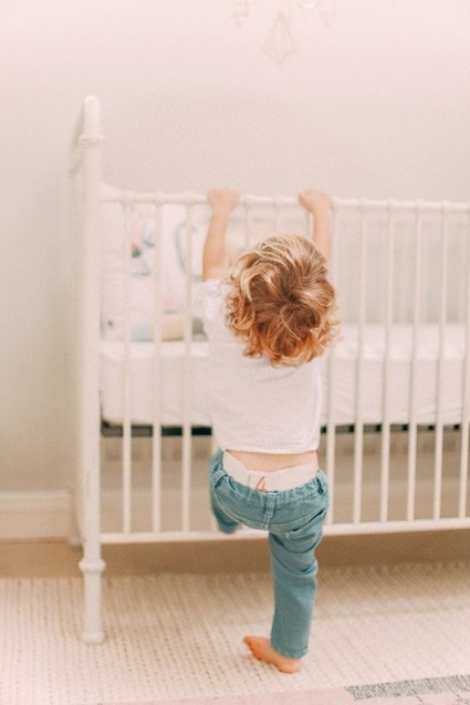 vintage french girls nursery