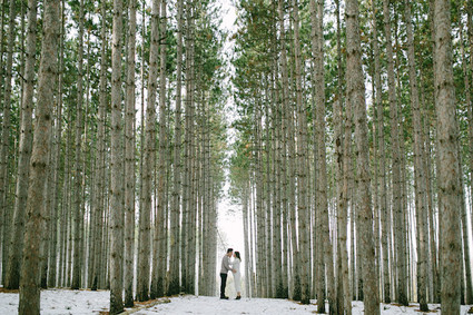 winter forest maternity photos Inspiration