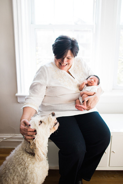 brooklyn newborn photos with grandma