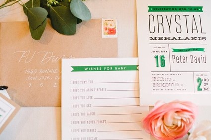 Baby shower invitations