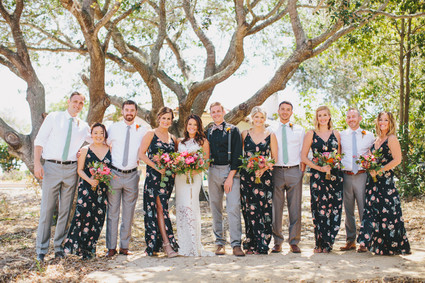 California summer wedding