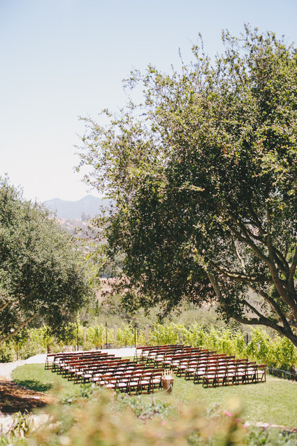 California summer wedding