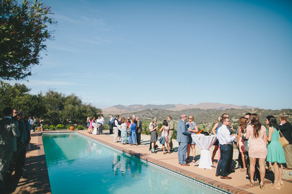 California summer wedding