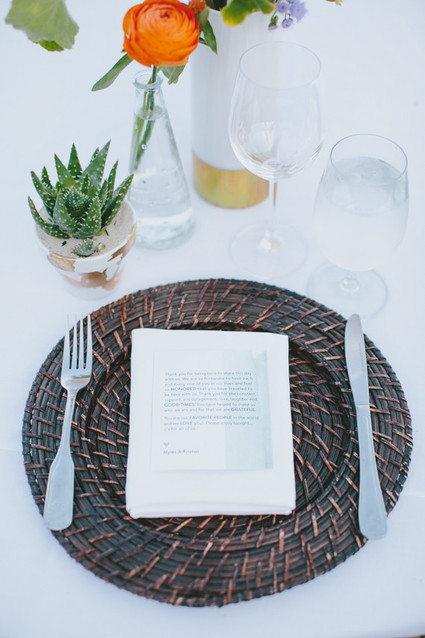 Rustic tablescape