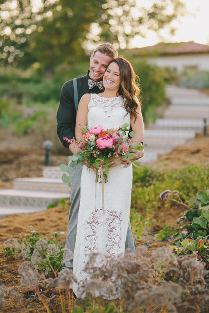 California summer wedding