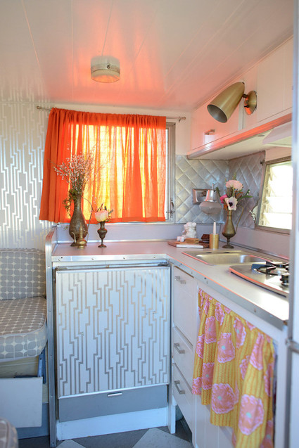 bohemian vintage camper party