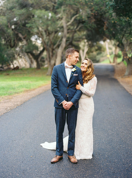 California wedding portrait