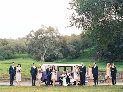 Wedding party portrait