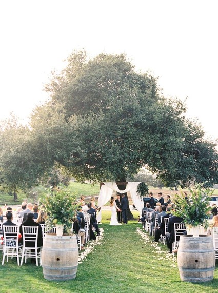 California wedding ceremony