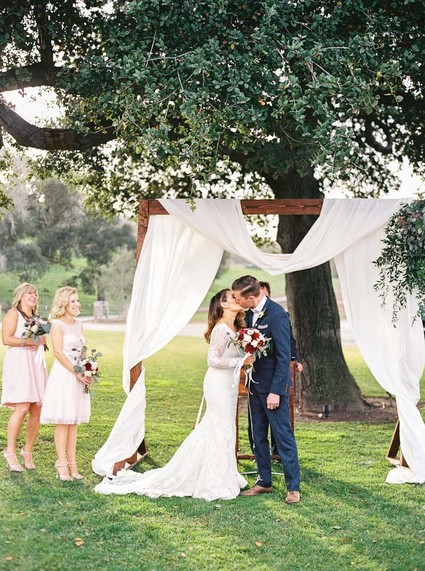 California wedding ceremony