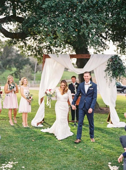 California wedding ceremony