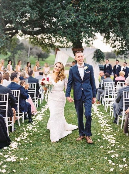 California wedding ceremony