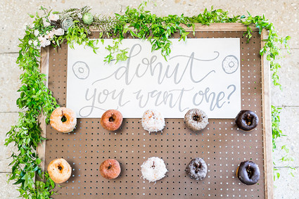 Wedding donut wall