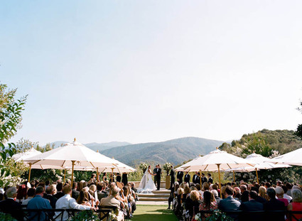 Holman Ranch wedding ceremony Inspiration