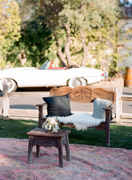 Wedding lounge area