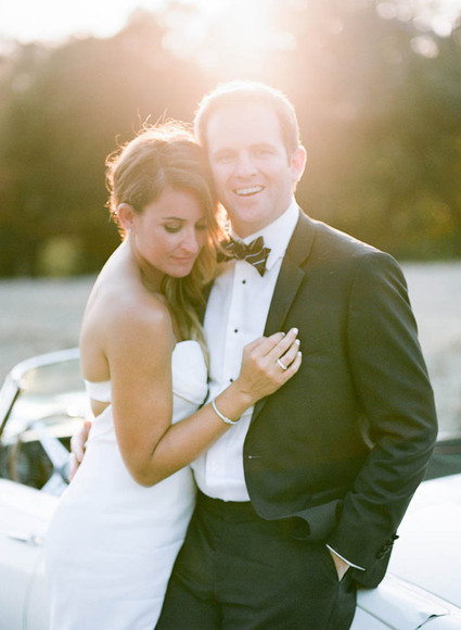 Romantic wedding portrait