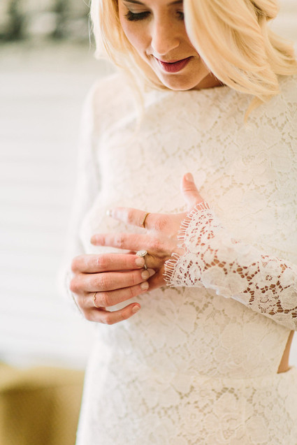 Lace wedding dress