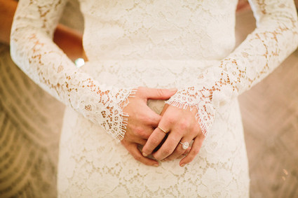 Lace wedding dress