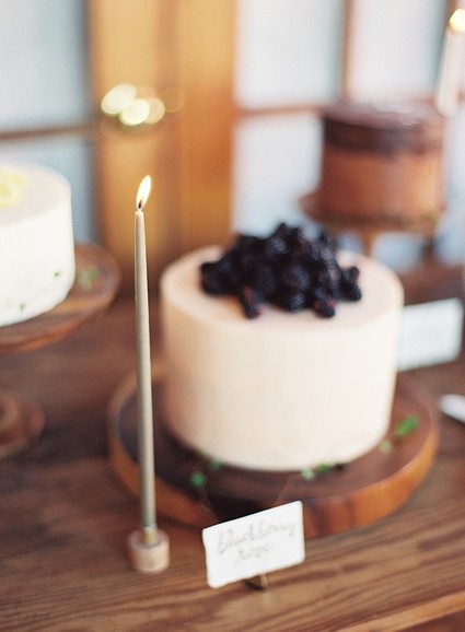 Romantic winter baby shower cakes