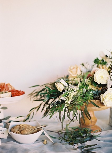 Romantic winter baby shower