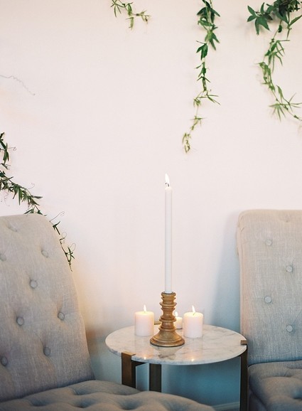 Romantic winter baby shower