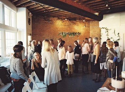 Romantic winter baby shower