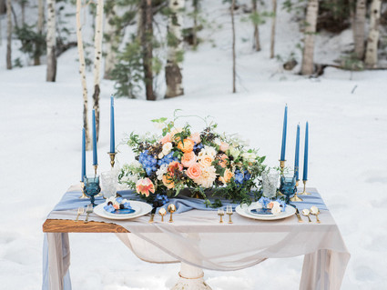 Winter bridal bouquet