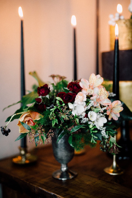 Winter wedding florals