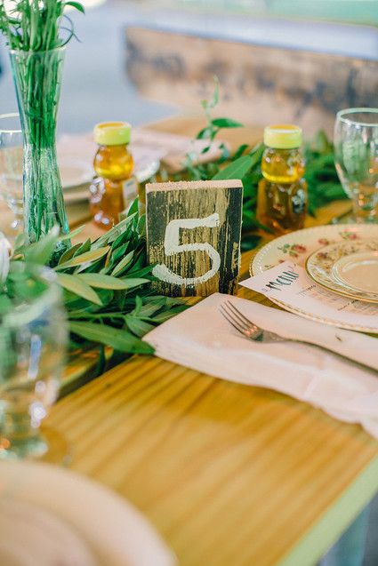Vintage wedding tablescape