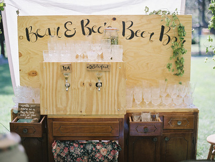 Beer cocktail station