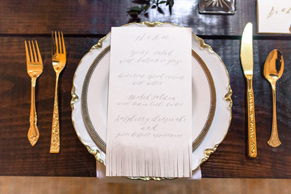 Fringe menu Inspiration