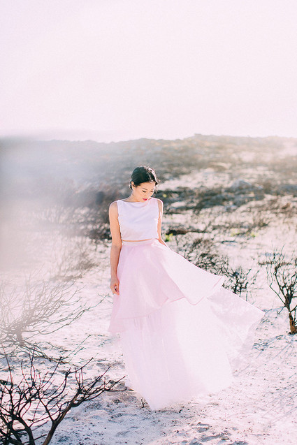 Modern wedding dress