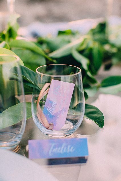 Rose quartz and serenity wedding inspiration