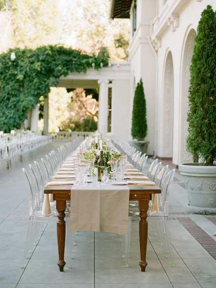 Elegant modern tablescape