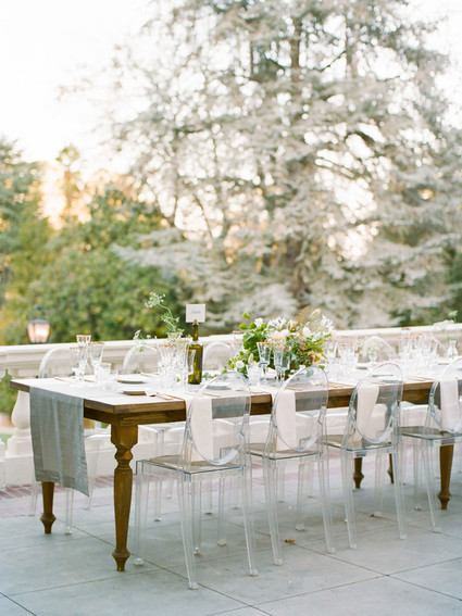 Elegant modern tablescape