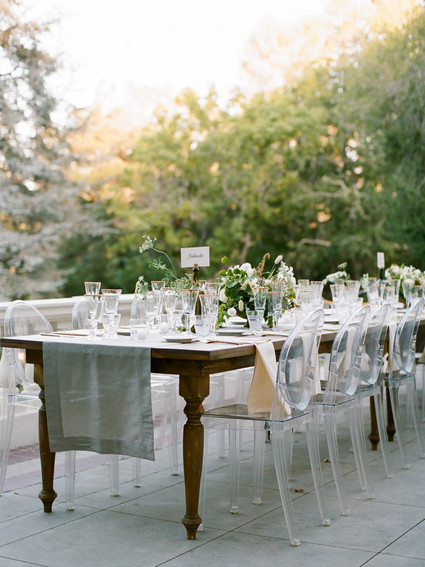 Elegant modern tablescape